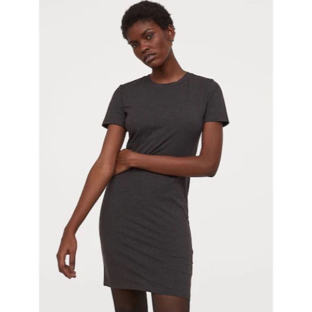 H&M - Mini Bodycon Shirt Dress